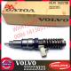 Fuel VO-LVO MD11 Engine Common Rail Injector 22222025 BEBE4D47001