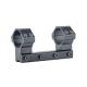 25.4mm High Profile Tactical Scope Rings Non Reflective Double Tube Scope Mount