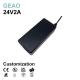 48W 24V 2A Desktop Power Adapter Over Voltage Safety Protection
