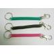 Green Pink Black Popular Colors Plastic Spring Coil Tether Key Chains Cheap Price