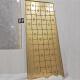 Decorative ASTM 316 Stainless Steel Screen Partition Zr-Brass Laser Cut Divider