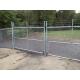 Knitting Security Fence Systems / Chain Link System For Multiple Applications