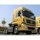 Yellow 10 Wheels Prime Mover Truck 6x4 Drive Mode LHD RHD 375HP CCC Certified
