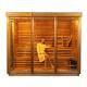 OEM & ODM Wooden Outdoor Dry Sauna With 9KW Electric Stove