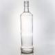 Decal Customized Round Shaped 730ml 1000ml Empty High Flint Gin Rum Vodka Whisky Brandy Liquor Glass Bottle with Cork Sealing Type