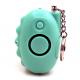 Green ABS Personal Security Keychain 140db Safe Sound Personal Alarm With LED Lights 40g