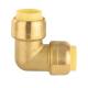 Plumbing No Lead Brass Push Pex Fittings Brass Quick Fittings Plumbing Shark Bite Fitting for Copper PEX Pipe