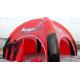 Red 9m Diameter Spider Inflatable Event Tent With Four Pillar For Commercial Use