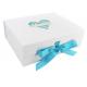 400g Thick 2.5mm Foldable Paper Packaging Box, 1500GSM Apparel Gift Boxes With Lids