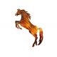 Metal Horse Wall Art Hanging , Metal Horse Wall Sculpture Corrosion Stability