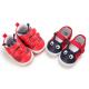 popular pu&cotton Red shoes lovely worm toddler boy girl cute babe shoes