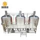 Bright Color Stainless Steel 1000Lbeer Brewing Equipment , Micro Beer Brewery Equipment