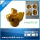 65mm-127mm 3-Wing PDC Bit for Water Well Drilling