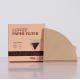 White V60 Drip Filter 110x156 mm V02 Coffee Filter Rolling Papers