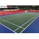 Red SPU Acrylic Tennis Sports Flooring Waterproof Anti Slip