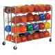Ball Storage & Organizer Athletic Equipment Metal Mobile Cart Carriers OEM ODM