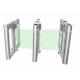 Stainless Steel Turnstile Swing Gate RS485 TCP IP Communication Interface Security
