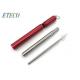 Aluminum Travel Case Telescopic Stainless Steel Straws Colorful Lead Free