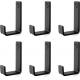 Wall Mounted Cast Iron Towel Hooks for Heavy Duty Hanging in Bathroom Bedroom Kitchen