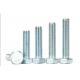 M5 M6 Mild steel hex heavy head bolt with nut washer Galvanized grade 4.8 class 4.8