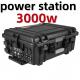 Customization 3000W Power Station Wheeled Trolley Power Supply for 220V Outdoor Camping
