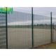 ISO14001 Galvanized Security 358 Mesh Fencing Panels 0.63m-4.87m Height