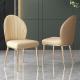 Modern Stainless Steel Velvet/PU Restaurant Dining Table And Chairs