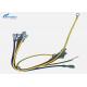 Yellow Faston Terminal Wire Harness 6.35mm 4.8mm 2.8mm UL1015 18 AWG Wire