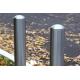 Geometric Design Steel Safety Bollards , Fixed Station Colorful Car Park Bollards