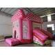 Pink princess inflatable combo castle lovely inflatable combo house for children commercial inflatable combo
