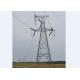 Galvanized Strong Steel Transmission Tower Full Assembly High Strength