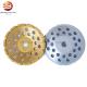 Concrete Grinding Single Row Diamond Cup Wheels 105mm 125mm 180mm