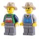 MOC character career model porter carry apples worker farmer mini figures building blocks
