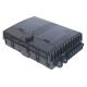 16 Core Outdoor Fiber Optic Distribution Cabinet Black PC ABS PE Fiber Splicing 1*16