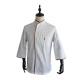 Concealed Press Buttons Chef White Jacket Anti Pilling Windbreak For Restaurant