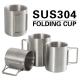 11X7.5X8cm Stainless Steel Travel Mug for Camping Insulated and Long Lasting
