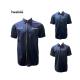 Black Work Shirts Polyester Uniform Cotton Workwear with Generous Abrasion Resistance