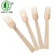 Restaurant 170mm Bamboo Disposable Forks Travel Eco Friendly Cutlery Set