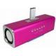 Beautiful rechargeable lithium battery USB 2.0 Portable Speaker / external speakers for girl
