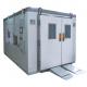 Walk-in room temperature and humidity alternating chamber with below -40 C including two-stage stacked system cooling method