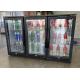 Three Door Wholesale Mini Cola Refrigerator Drink Display Freezer For Bar