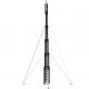 25m Guyed Wire Telescopic Antenna Tower Low Carbon Steel Q235