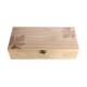 Unfinished Pine Wooden Storage Box With Lock For Jewelry And Other Personal Items