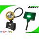 High Beam Mining Head Light 6.8Ah Battery SOS 15000lux With Aluminum Lighting Cup