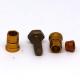 Milling CNC Brass Parts Black Oxide Coating Brass Connector Bolts