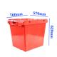 171 ltr Industrial Storage Container Stackable Harvest Crates With Lids Wine Storage