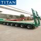 6 Axle 60 tons Transport Construction Machinery LowBed Trailer-TITAN