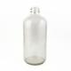 255g Frosted Glass Boston Round Bottles 28-400 Reusable