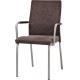 Various Color PU Plastic Leather Chairs With Armrest 4pcs/2ctns 580*445*950mm