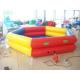 PVC Tarpaulin Circular Swimming Pool / Inflatable Swimming Pools Double Tube 1.3m Height
